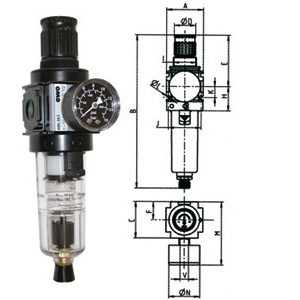 3463GZPA - FILTRO-RIDUTTORE IN GRUPPO PER ARIA COMPRESSA &quot;VARIOBLOC&quot; - Orig. Ewo